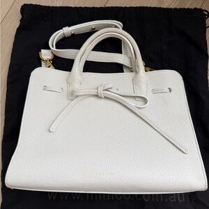 Mansur Gavriel Cream Leather Satchel